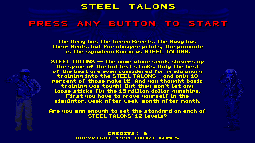 Steel Talons screenshot 3 for Sega Genesis